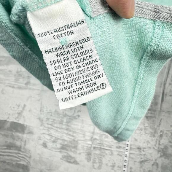 Rodd & Gunn Gunn Polo Shirt Mint Green Sz M Embroidered Pointer Logo NZ Brand - Picture 3 of 9
